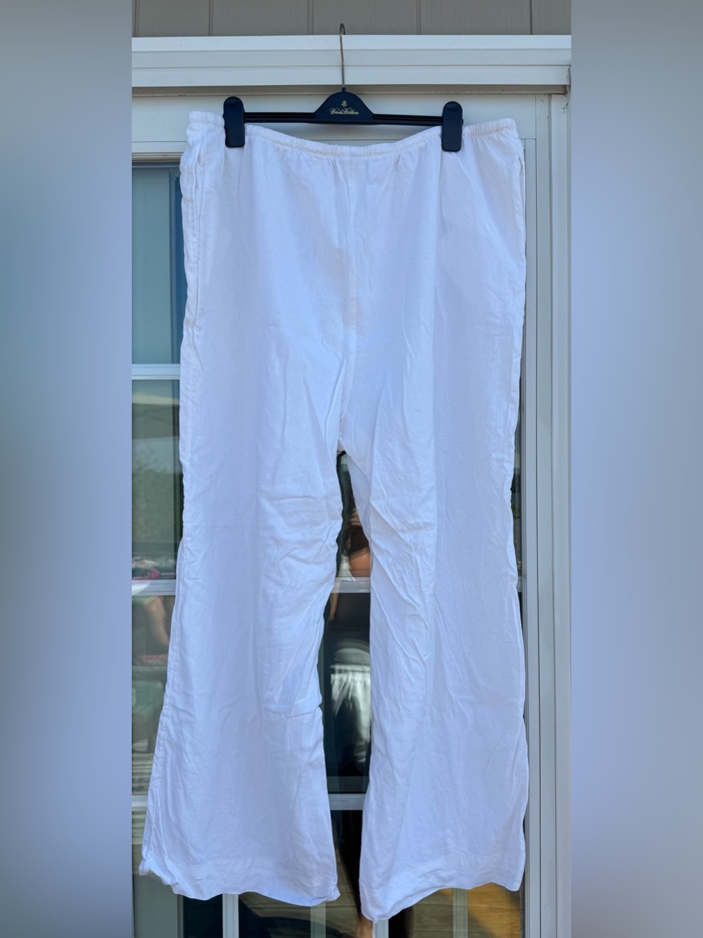 a new day White Women's Straight-Leg Linen Pant